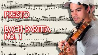(Part 2/2) How to Practice the Presto from Bach Partita No. 1 (Live)