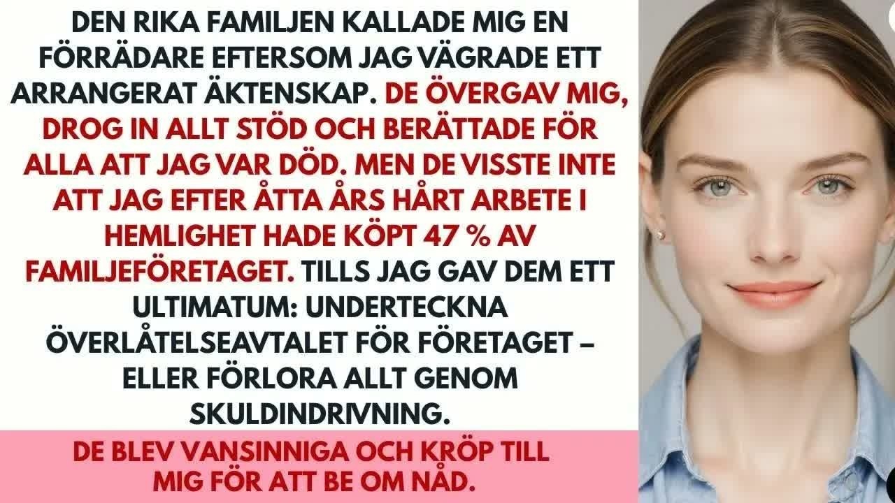 Min egen familj höll en begravning för mig – med kista, vita blommor och en gravsten – och jag fick reda på det från en tidning på ett café, tre år efter att de förklarat mig död. Allt för att jag...