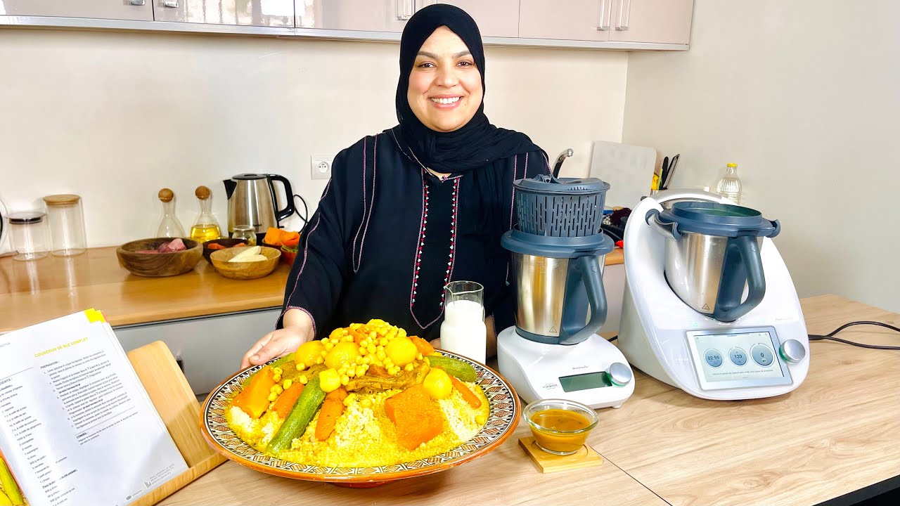 Comment préparer le couscous marocain en blé complet avec le Thermomix - كسكس مغربي