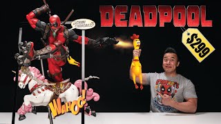 CHEAPEST DEADPOOL STATUE EVER!!! $299 for Crazy Dynamic XM Studios Deadpool Comic Version Statue!