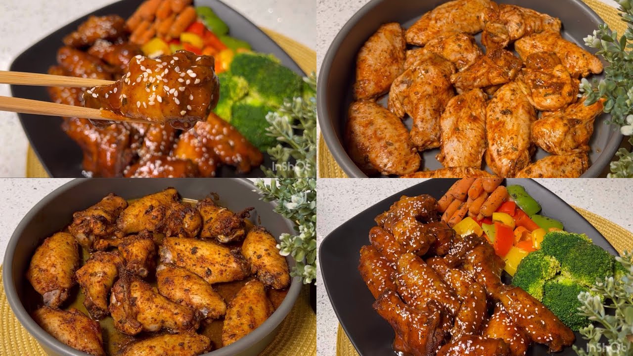 طريقة عالمية تنافس المطاعم جوانح الدجاج بالباربكيو صوص والعسل BBQ & Honey Wings 💯👍🏻😋
