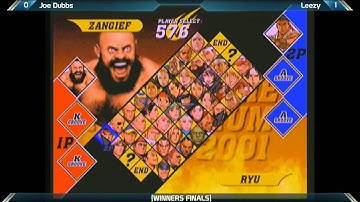 Capcom vs SNK 2 Winners Finals Joe Dubbs vs Leezy |Real Honest Sunday 5.3