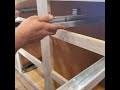 how to install drawer easy way. #DIY #woodworking #cabinetry