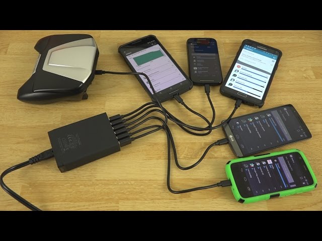Anker 60W 6-Port Family-Sized Desktop USB Charger and Charging Cables!