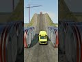 School Buses & Cargo Van vs Hydraulic Crush - BeamNG.Drive