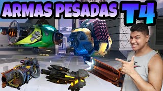 ARMAS PESADAS T4 / SÃO TODAS BRUTAIS - WAR ROBOTS