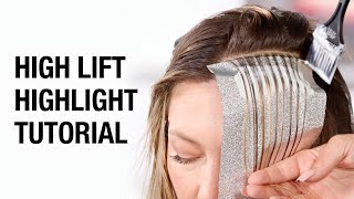 How To Highlight Using High Lifts | Ultra Lift Blonding Technique | Kenra Color