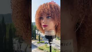 Wigs afro Riccio, Capelli Veri