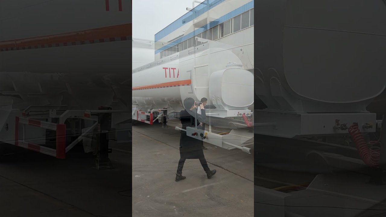 Modern fuel tanker trailer With Upscale Safety And Efficacy