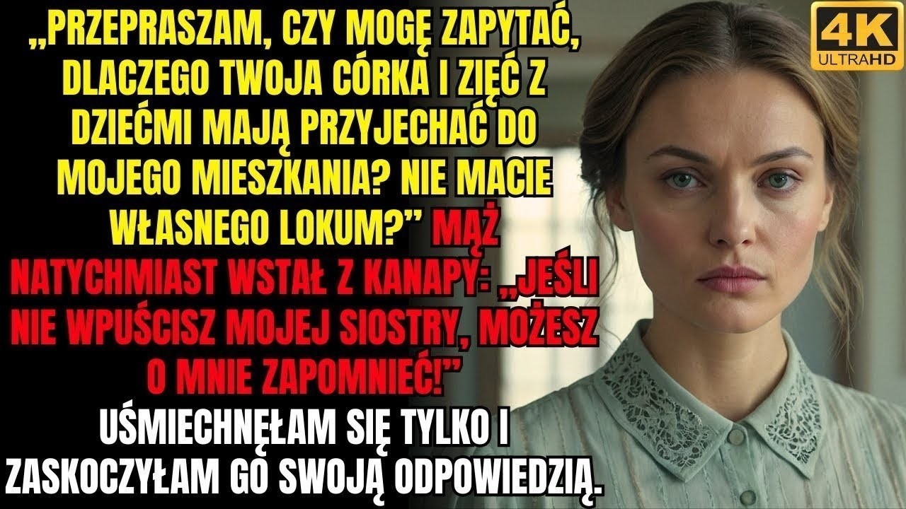 To był zwykły wieczór, aż usłyszałam przez drzwi, jak mąż rozmawia z matką: „Joanna przyjeżdża 18. Zostanie z nami do końca remontu." Nikt nie zapytał mnie o zdanie. Kiedy próbowałam porozmawiać,...