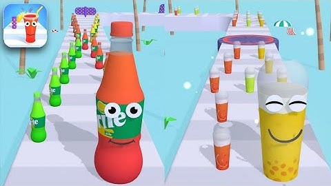 Juice Run Gameplay All Levels Walkthrough (ios, Android) Update Level 167-168