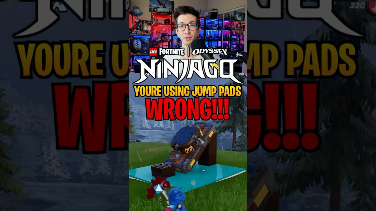 Jump Pad FAST TRAVEL SYSTEM Tutorial in LEGO Fortnite Odyssey! 