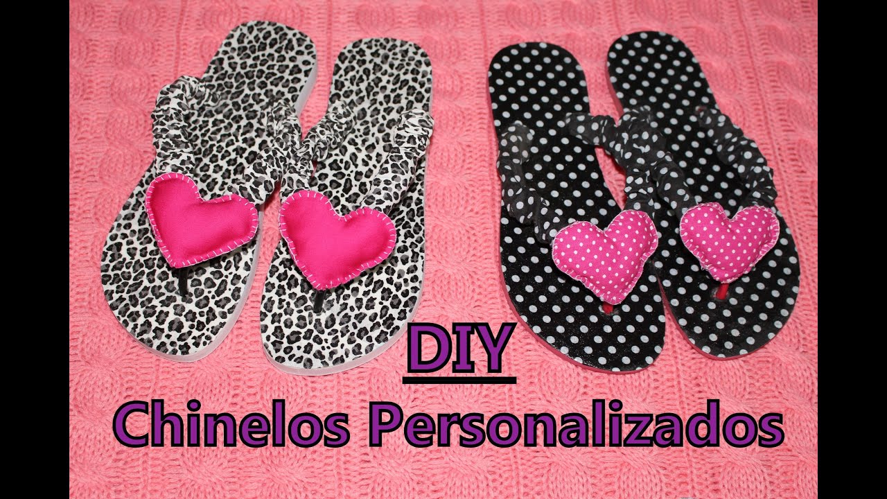 DIY - Chinelos customizados com tecido - Havaianas com tecido