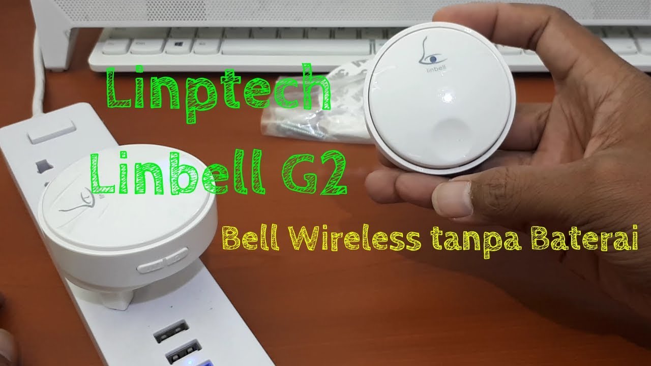 Linptech Linbell G2 Bell Wireless tanpa Baterai