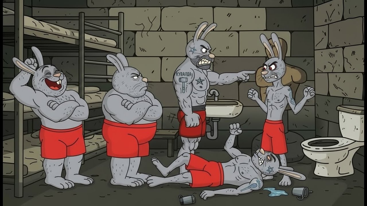 Two criminal rabbits are having a heavy argument - YouTube