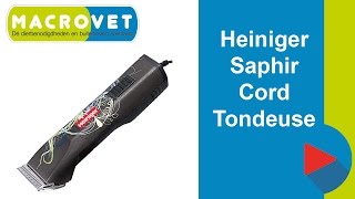 Heiniger Saphir Cord Professionele Hondentondeuse