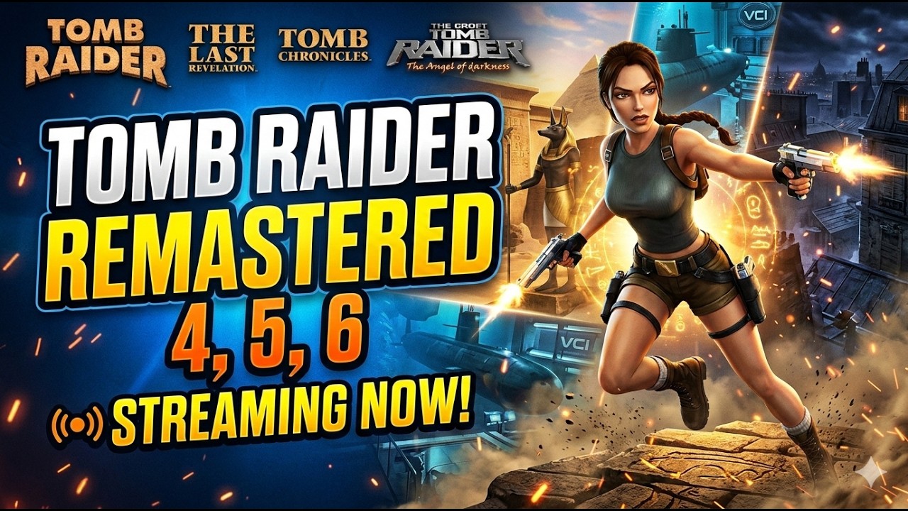 LARA GOES BACK TO EGYPT - Tomb Raider 4 Remastered #1