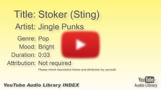 Stoker Sting   Jingle Punks   Pop   Bright   YouTube Audio Library   BGM