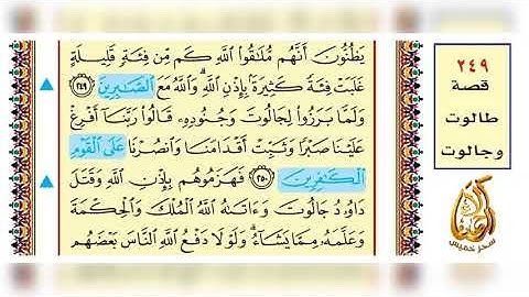 آلاء الرحمن لـ إتقان القرآن | سورة البقرة صـ 41 آية 250 الشيخ مشاري راشد