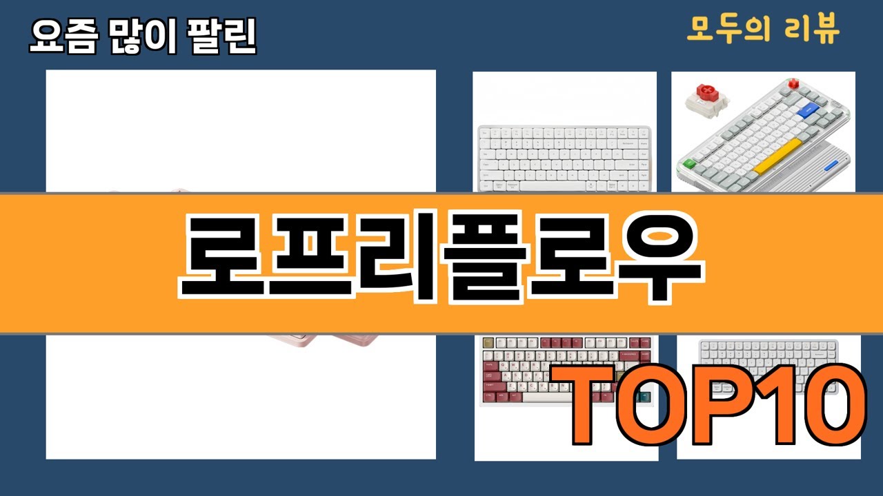 가장 많이 팔린 로프리플로우 추천 Top10! - YouTube