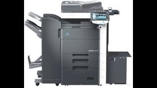 KONICA MINOLTA BIZHUB C552,C652,552,652 SCAN TO USB EASY WAY