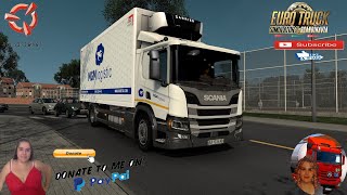 Euro Truck Simulator 2 (1.39 Beta) Scania P220 v1.0 [1.39] Tandem Truck + DLC's & Mods screenshot 2
