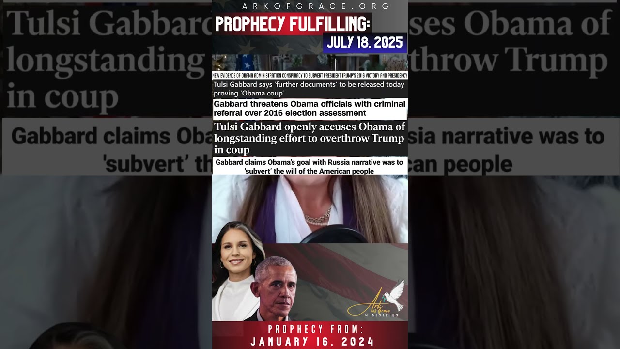 Prophecy Fulfilling Tulsi Gabbard Exposes Obama