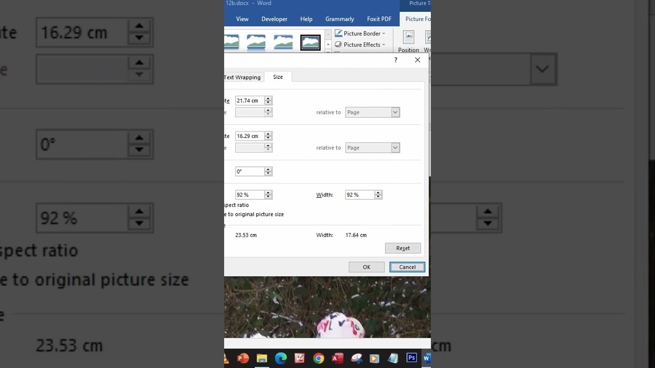 Resize Image And Maintain Aspect Ratio In Ms Word Shorts Msword