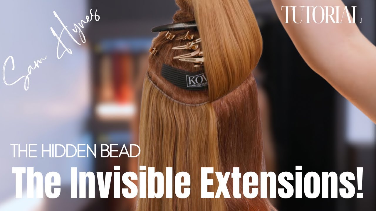 How To:  Apply Invisible weft Weft Hair Extensions! 