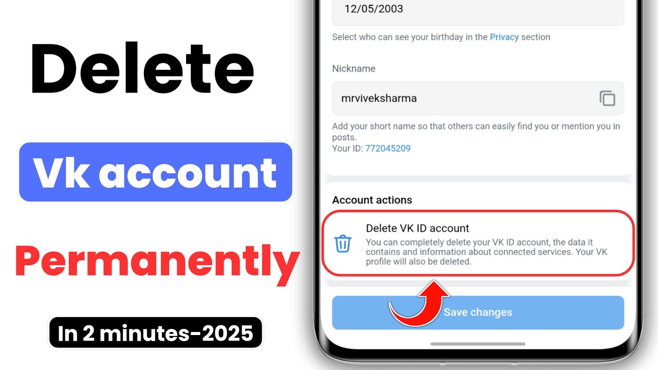 delete vk account permanently | how to delete vk account permanently 2025 | delete vk account