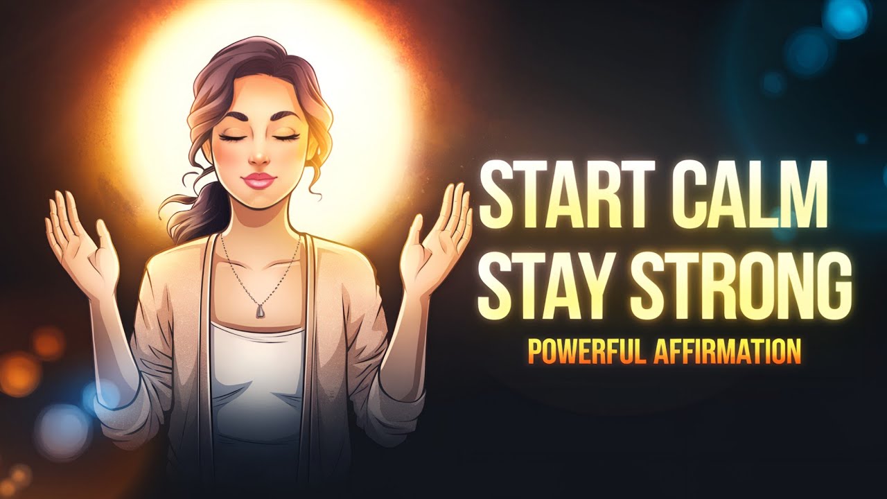 Begin And End Your Day Calm and Strong | Daily Affirmations