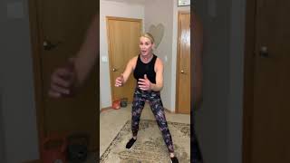 UNG Students warmup to 32-count Cardio Combo