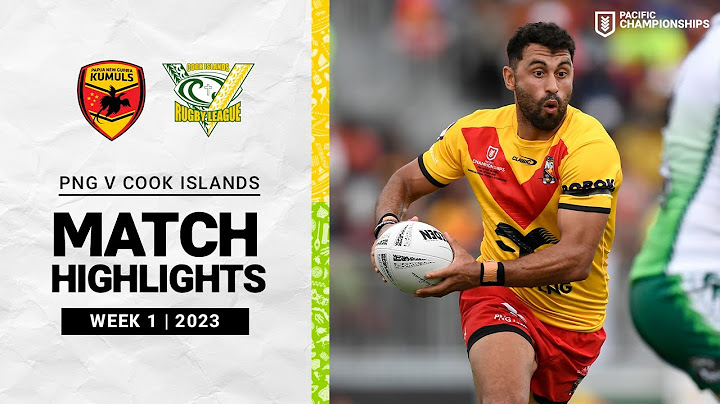 PNG Kumuls v Cook Islands Aitu | Match Highlights | 2023 Pacific Championships
