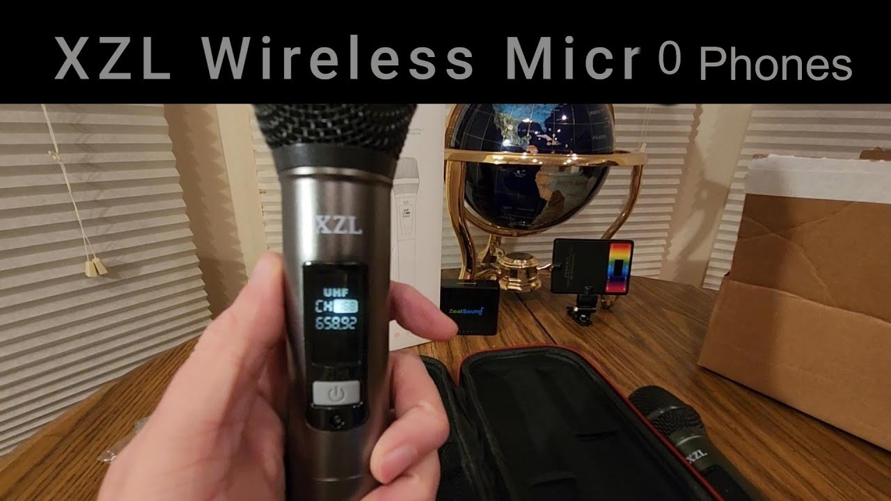 XZL Wireless Microphones Dual UHF Plug and Play (EPISODE 4379) Amazon