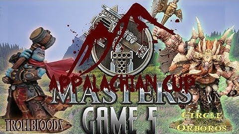 Appalachian Cup Qualifier Finals Round - Trollbloods (P-Grissel) vs. Circle Orboros (E-Kromac)