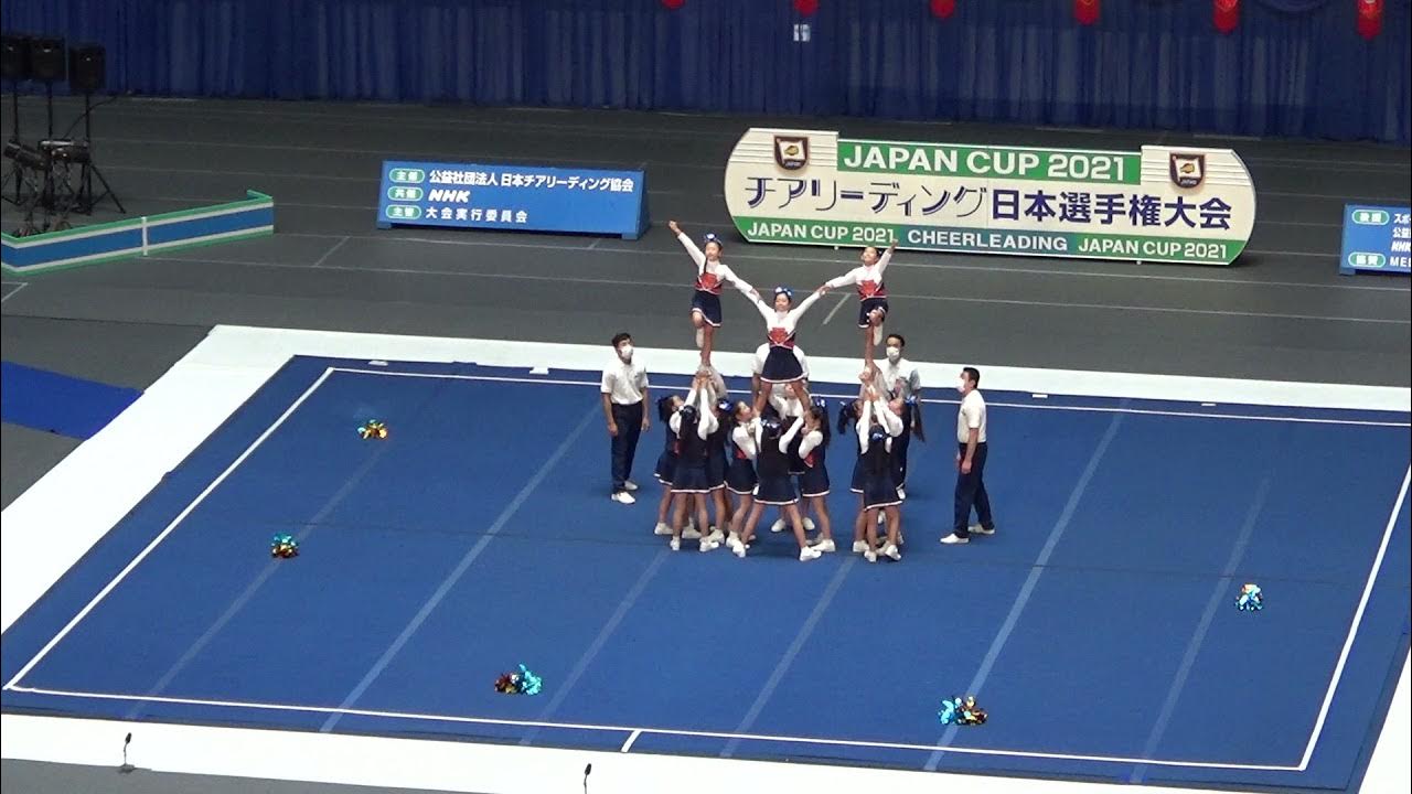 神奈川チアリーディングクラブ RABBITS 9位 自由演技競技 小学校高学年部門 JAPAN CUP 2021.12.19