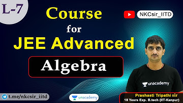 Algebra Advanced Problem | Course for JEE Advanced 2021 | IIT JEE Mathematics | by Tripathi Sir