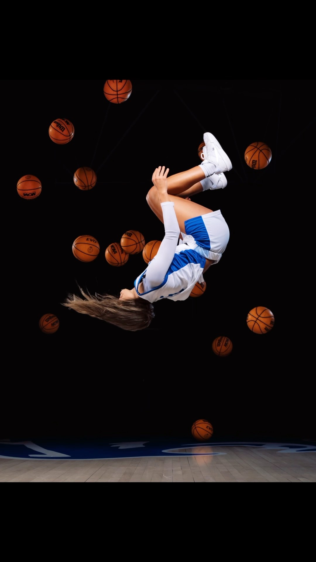 Basketball back tuck! That was impressive! #sportsphotography