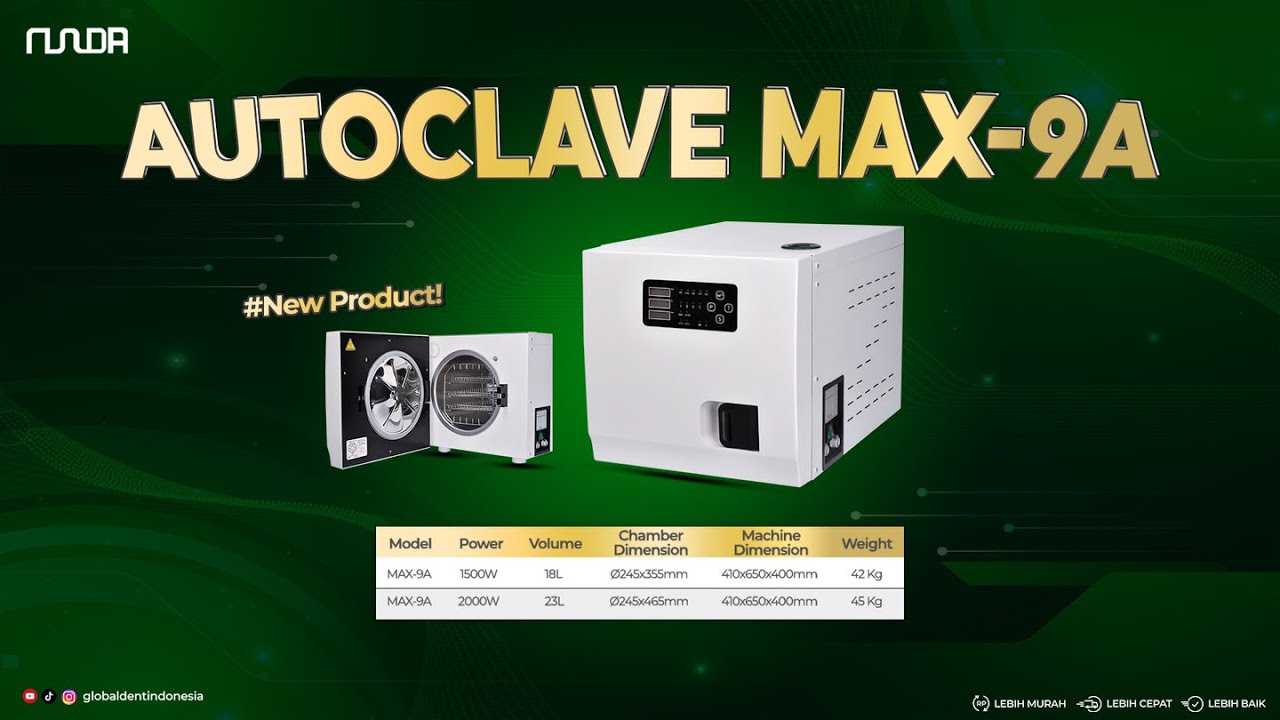 Autoclave Machine Max9A RUNDA YouTube