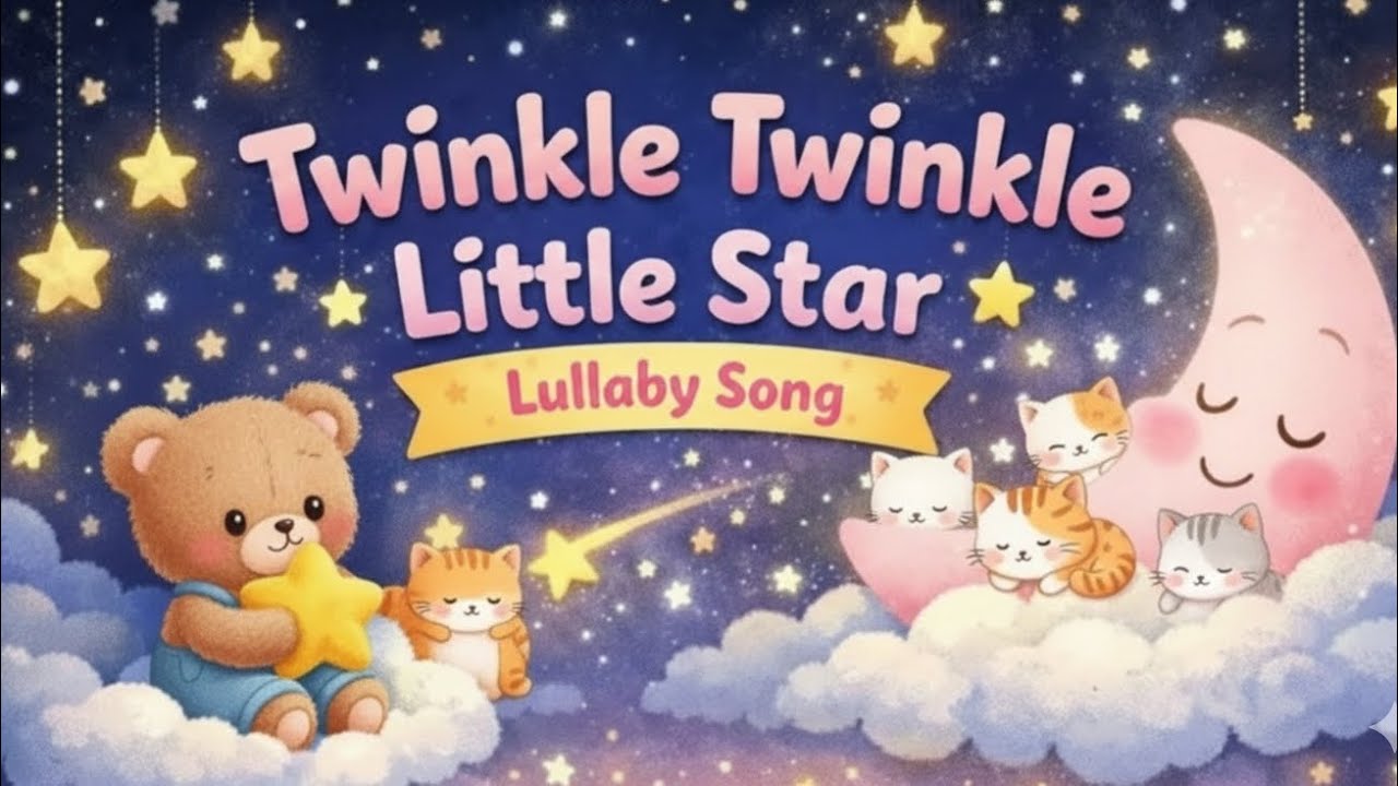 Twinkle Twinkle Little Star 🌙 | Lullaby Song for Babies 👶 | Sleep Music for Kids