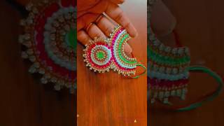 DIY necklace💥🙏/ how to make laddugopal necklace/ DIY JWELLERY CRAFT # shorts #youtubeshorts
