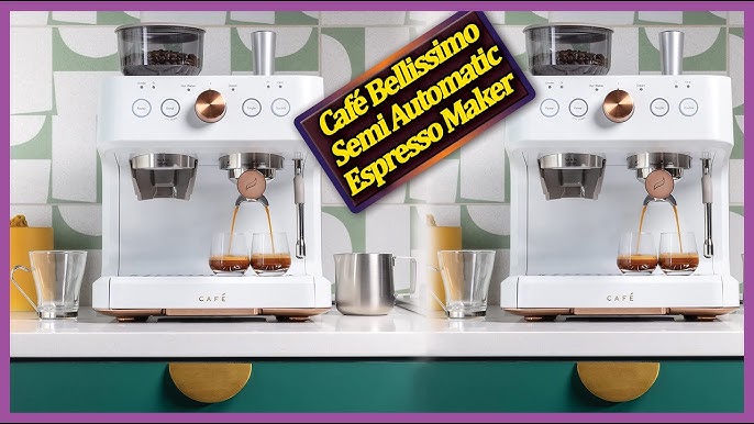 Café™ BELLISSIMO Semi Automatic Espresso Machine + Frother