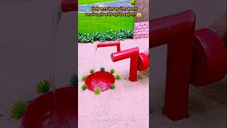 Mini Water Well in Sand 😱💧 | Satisfying Hand Pump Magic #Shorts #toys #diyminiature