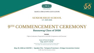 Senior High School 9th COMMENCEMENT CEREMONY