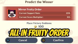 [Day 5] Predictive Victory Dynamics Quarterfinals - Group A, All In Mirror Fruity Order
