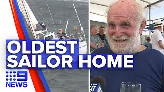 Brisbane grandfather becomes oldest solo sailor | Nine News Australia