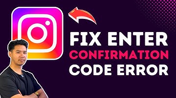 How To Fix Instagram Enter Confirmation Code Error !