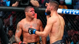 UFC 273: Khamzat Chimaev vs Gilbert Burns - Rond 1 Live! FullFight Highlights