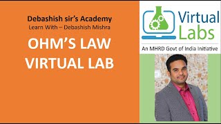 PART-1 - OHM'S LAW VIRTUAL LAB