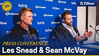 Les Snead & Sean McVay Recap First Round of 2024 NFL Draft, Selecting FSU DE Jared Verse